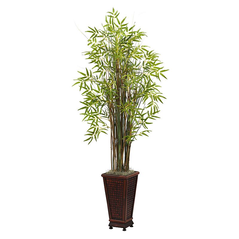 nearly natural 5 1/2-ft. Grass Bamboo Plant, Green