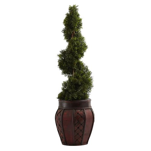 nearly natural Cedar Spiral Tree