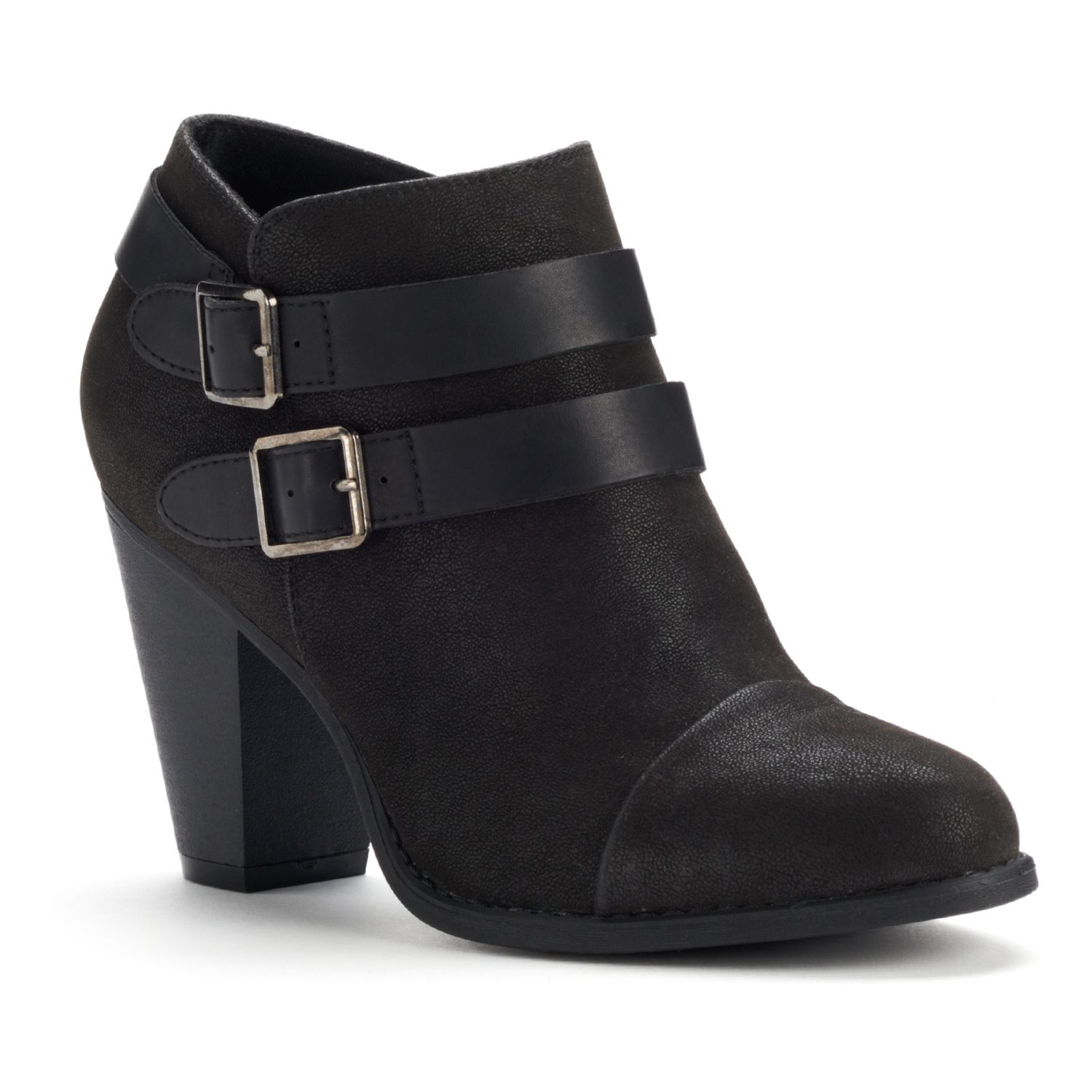 black boots with buckles womens