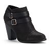 LC Lauren Conrad Two Buckle Ankle Boots - Women
