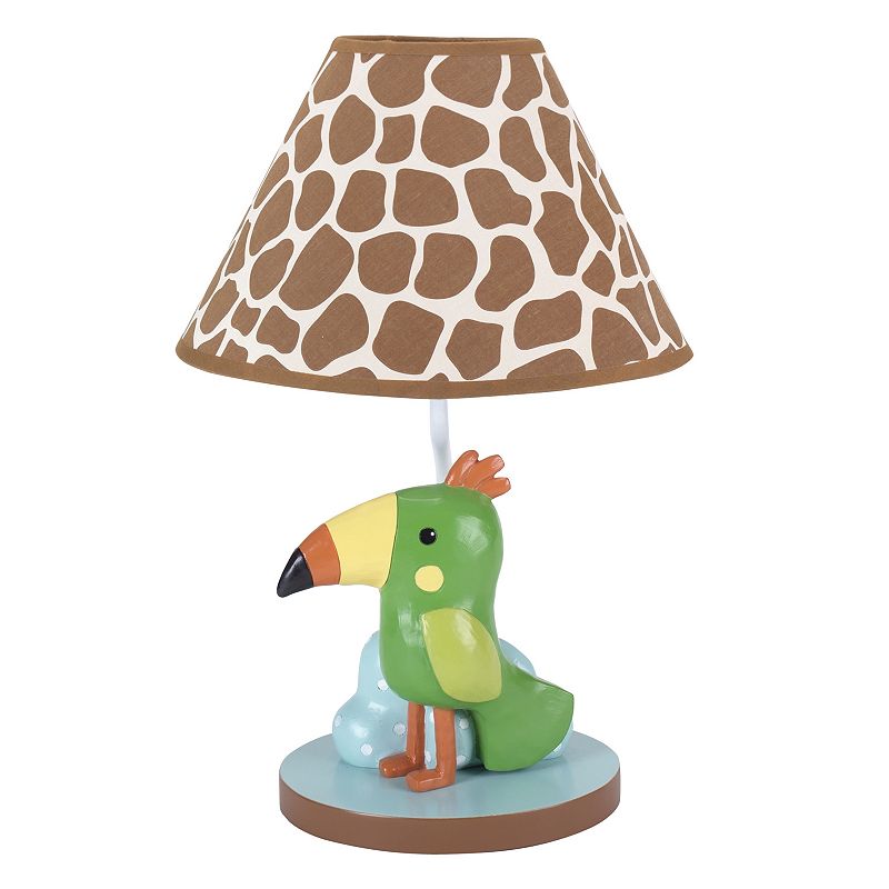 UPC 084122543249 product image for Lambs and Ivy Peek A Boo Jungle Lamp, Light Blue | upcitemdb.com