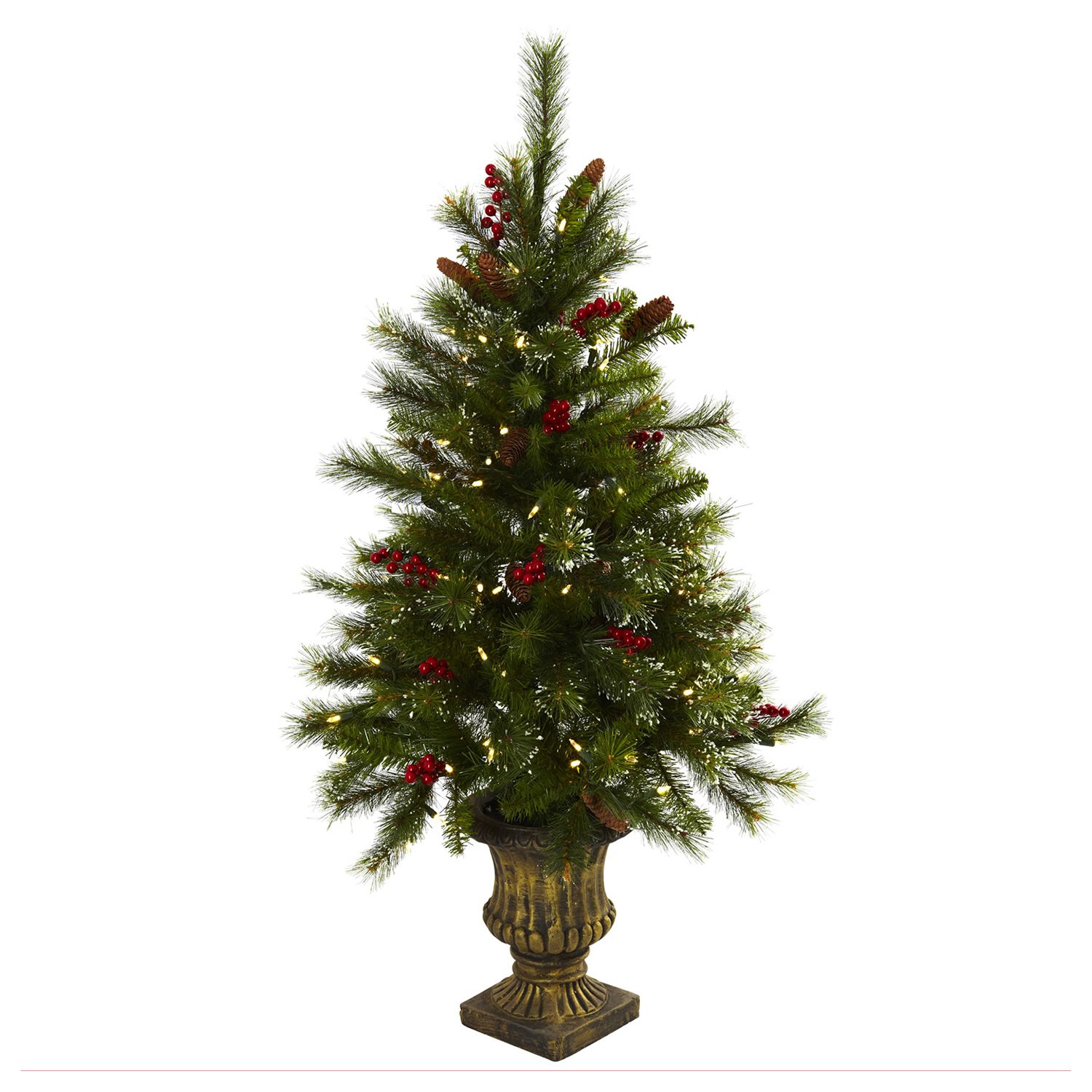4 foot christmas tree with lights