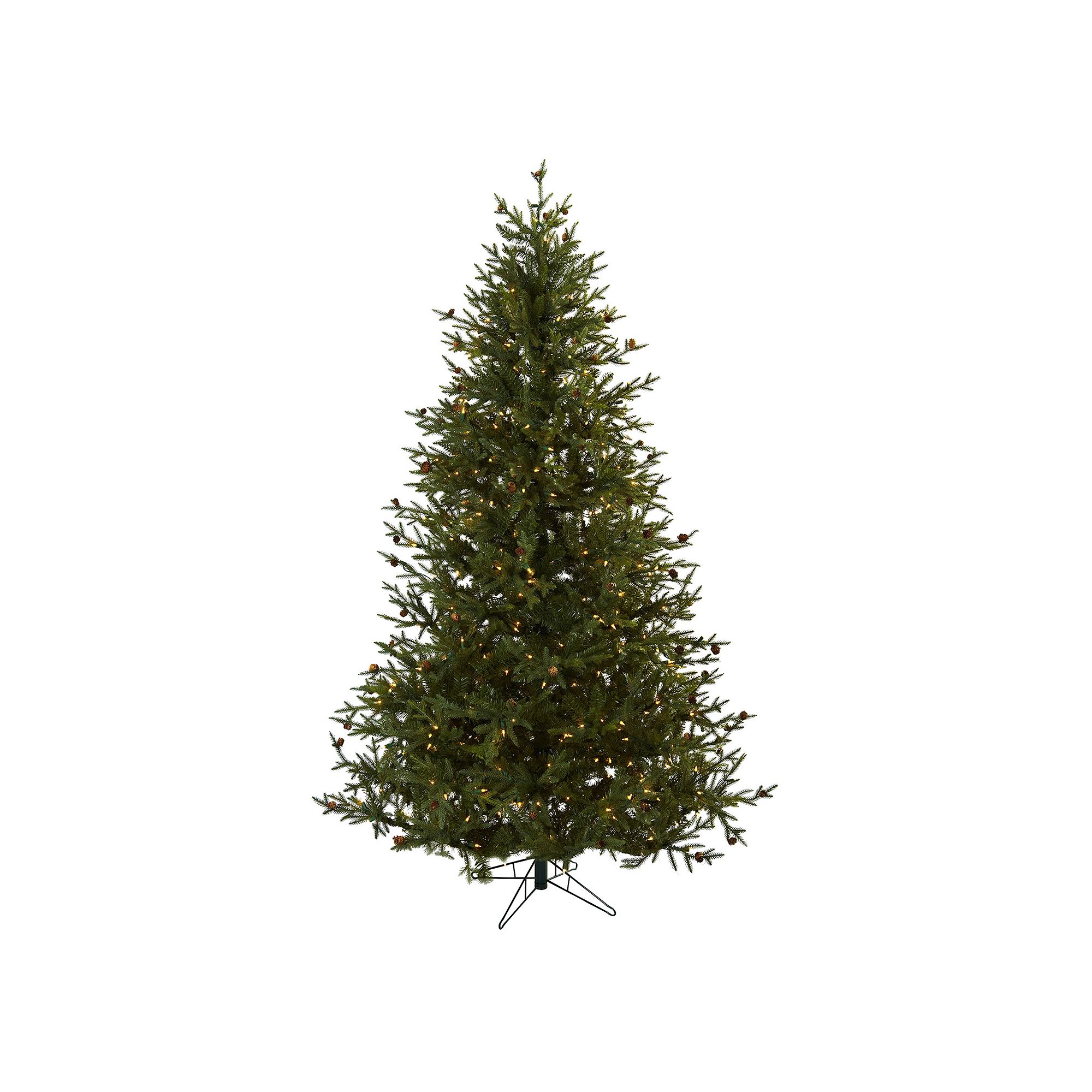 nearly natural 7 1/2-ft. Classic Pine Pre-Lit Artificial Christmas Tree - I