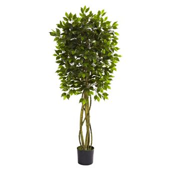 nearly natural 5 1/2-ft. Potted Ficus Tree - Indoor & Outdoor