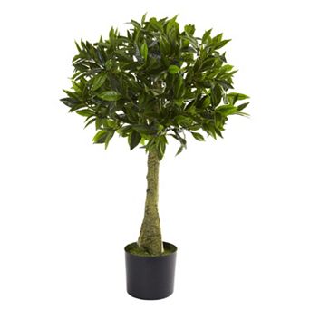 nearly natural 3-ft. Bay Leaf Topiary - Indoor & Outdoor