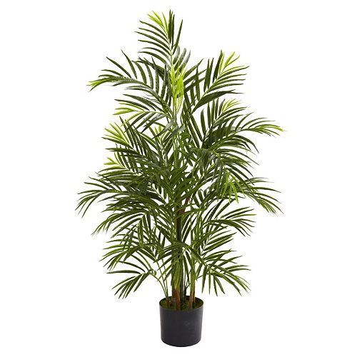 nearly natural 3 1/2-ft. Potted Areca Palm Tree – Indoor and Outdoor