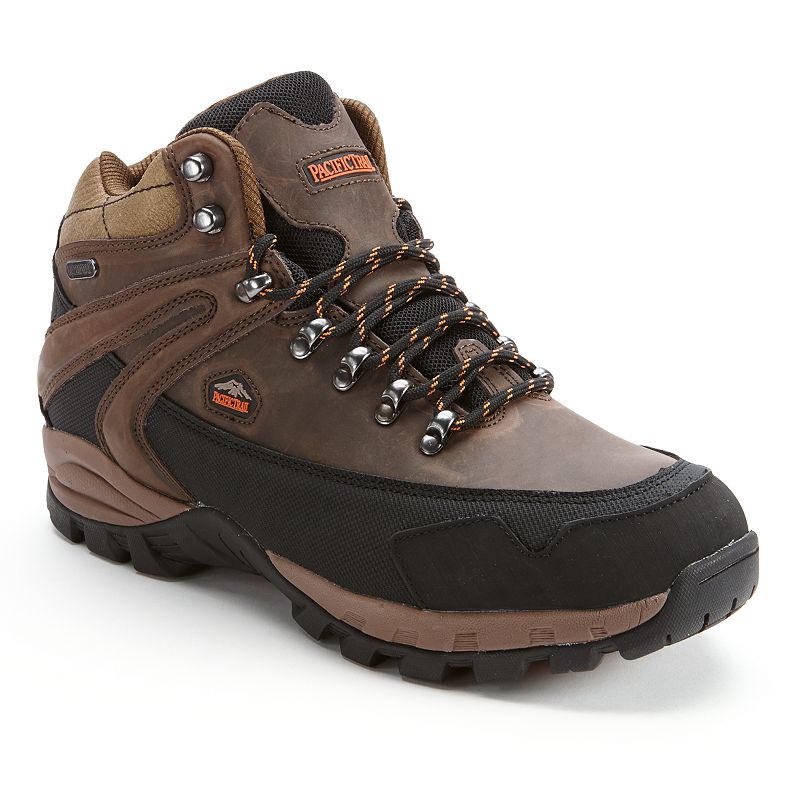UPC 806434010857 product image for Pacific Trail Brown Rainier Waterproof Wide Hiking Boots - Men | upcitemdb.com