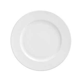 10 Strawberry Street Royal White 6 pc Salad Plate Set