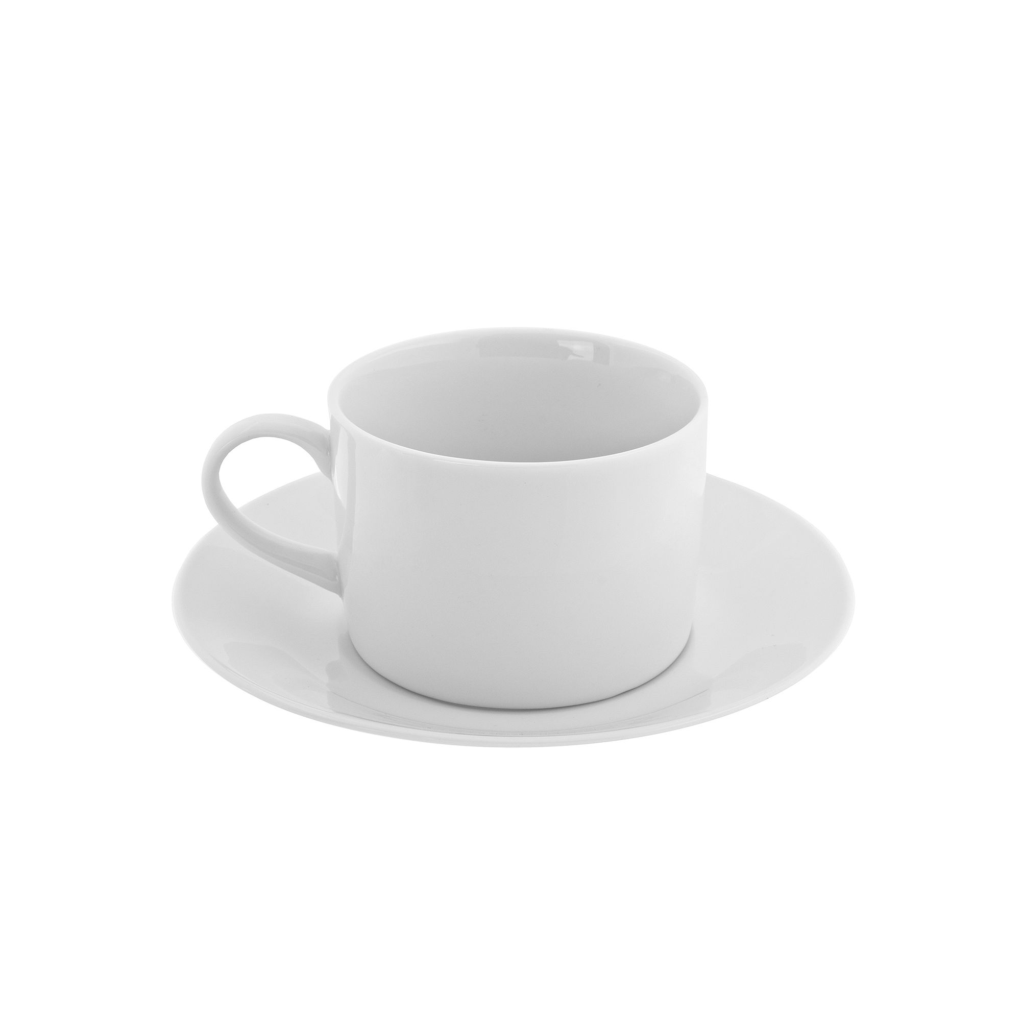 10 Strawberry Street Royal White 12-pc. Cup & Saucer Set