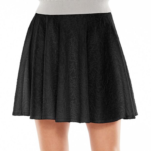 LC Lauren Conrad Textured Circle Skirt Women s