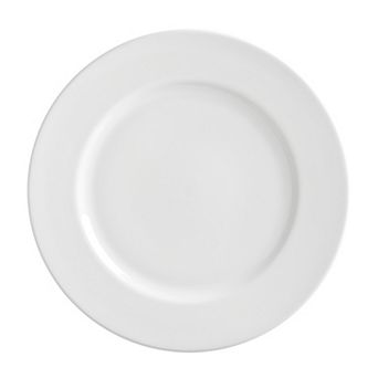 10 Strawberry Street Royal White 6 pc Oversized Dinner Plate Set