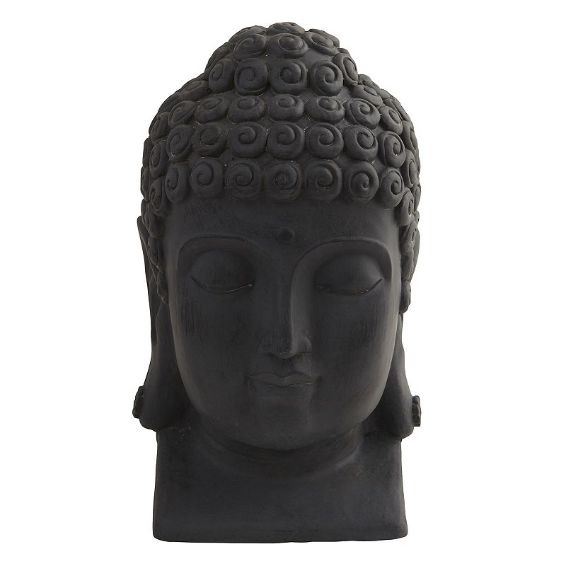 Nearly Natural Buddha Head  Indoor and Outdoor  Gray