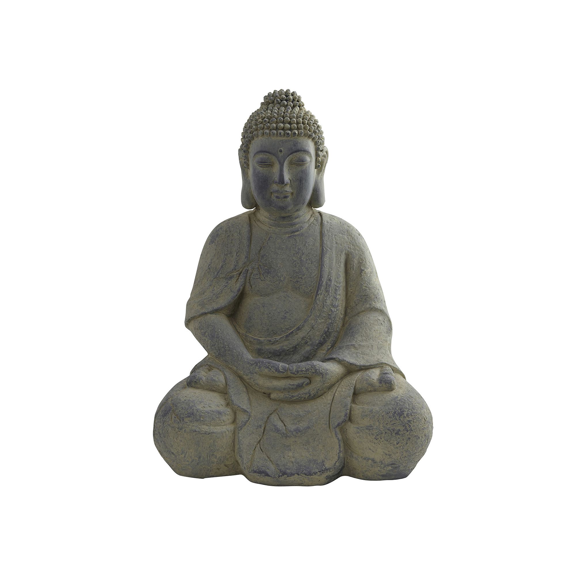 nearly natural Decorative Buddha Statue - Indoor & Outdoor, Red