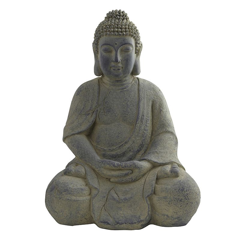 nearly natural Decorative Buddha Statue - Indoor & Outdoor, Red