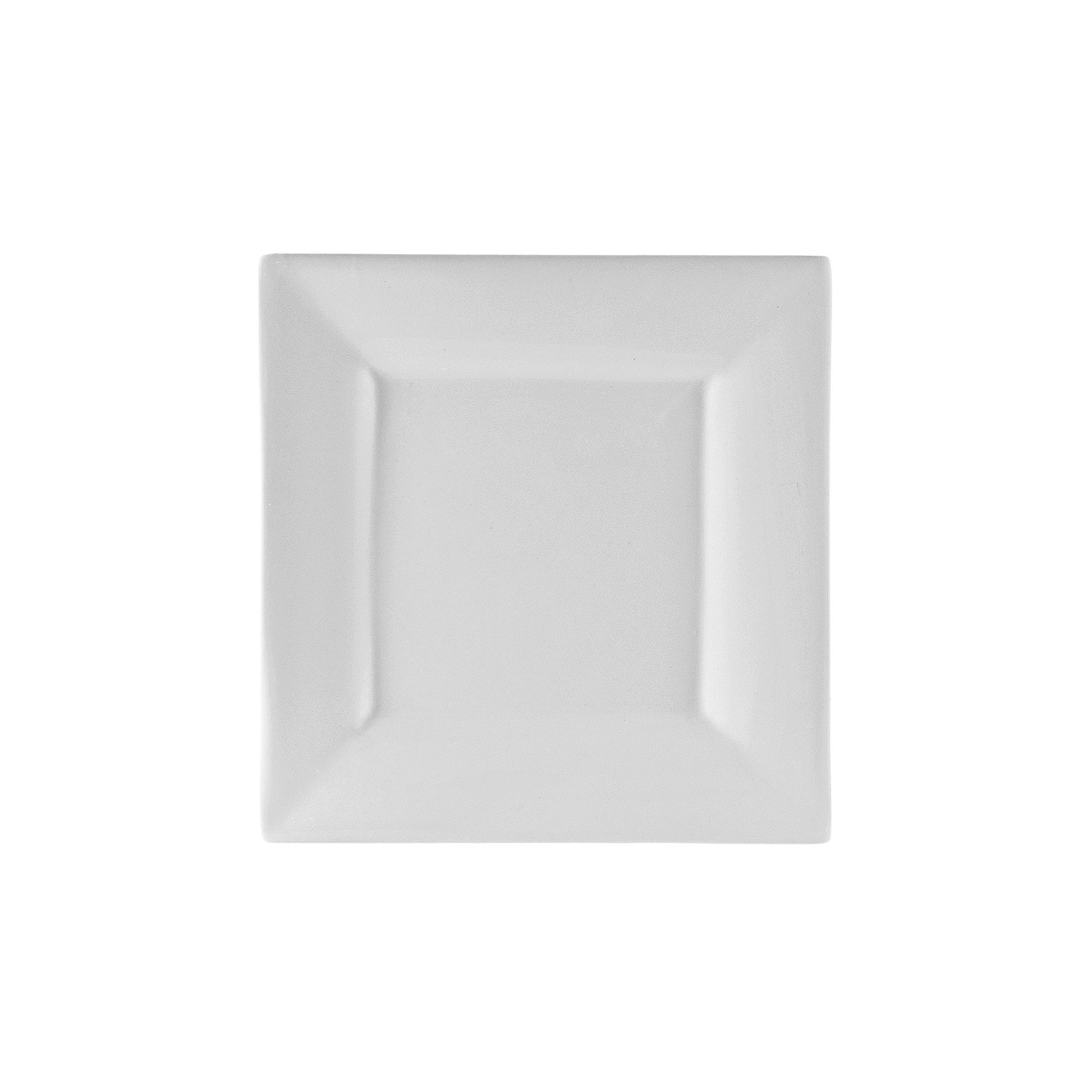 10 Strawberry Street Whittier Square 16-in. Serving Platter, White