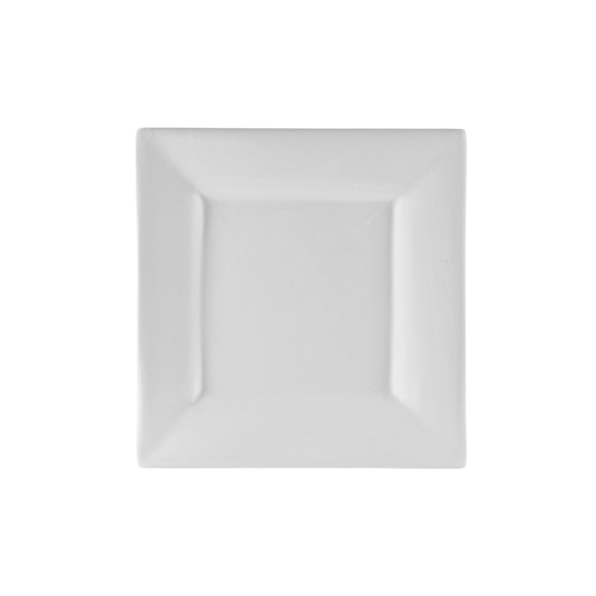 10 Strawberry Street Whittier Square 6-pc. Salad Plate Set, White