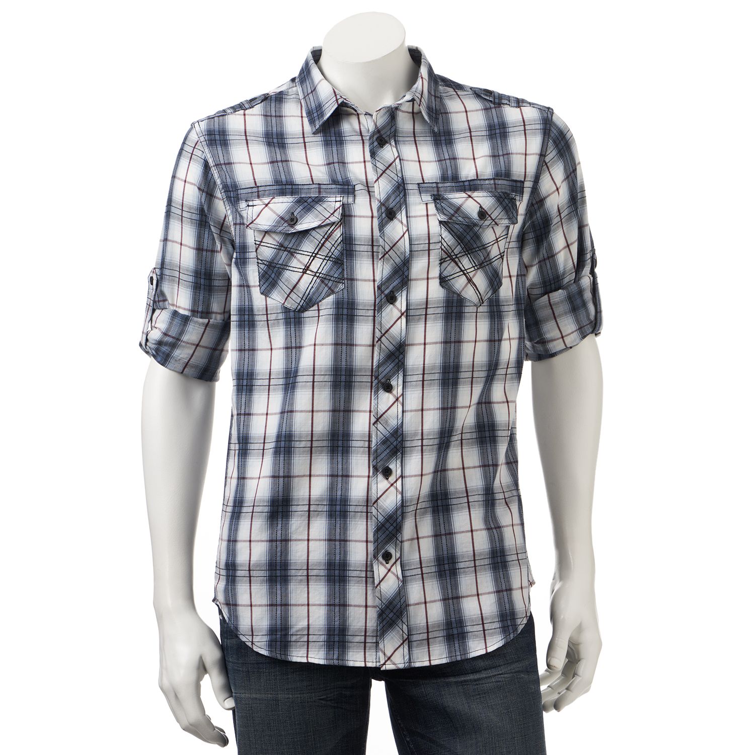 athletic button down shirts