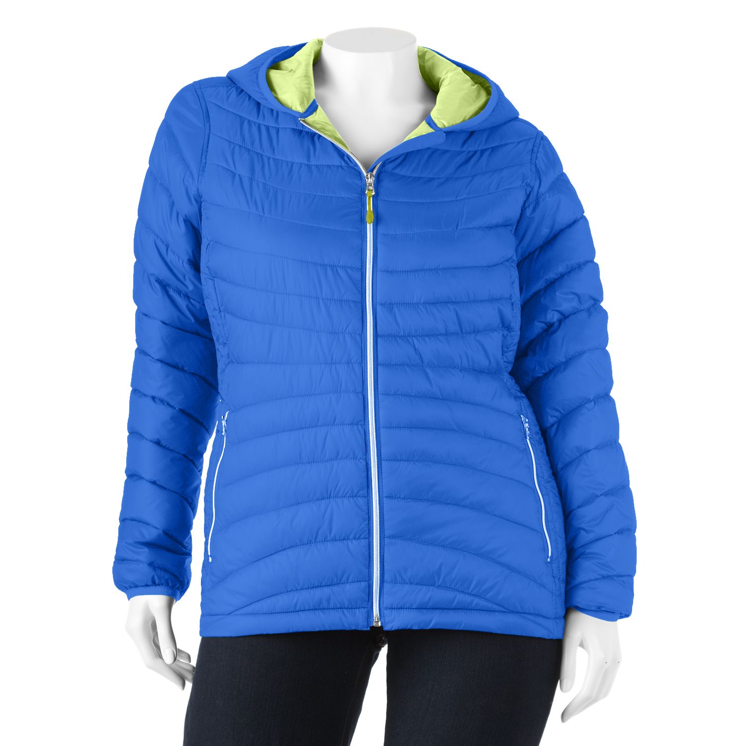 tek gear hooded puffer jacket