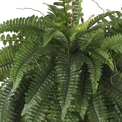 nearly natural Boston Fern Hanging Plant
