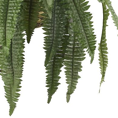 nearly natural Boston Fern Hanging Plant
