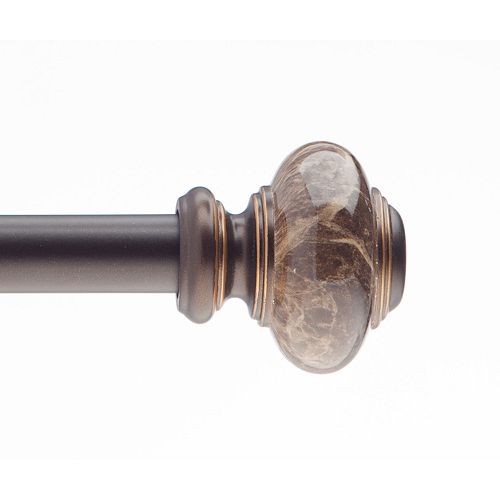 Peri Roulette Adjustable Curtain Rod – 66” – 120”