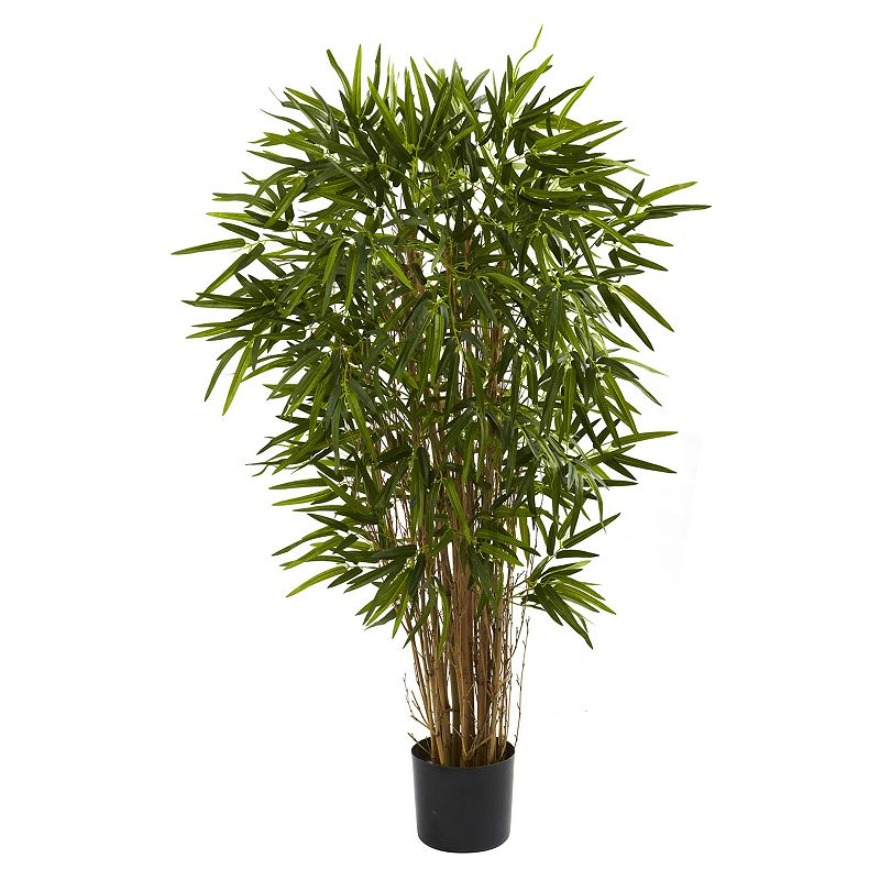nearly natural 4-ft. Twiggy Bamboo Tree, Green