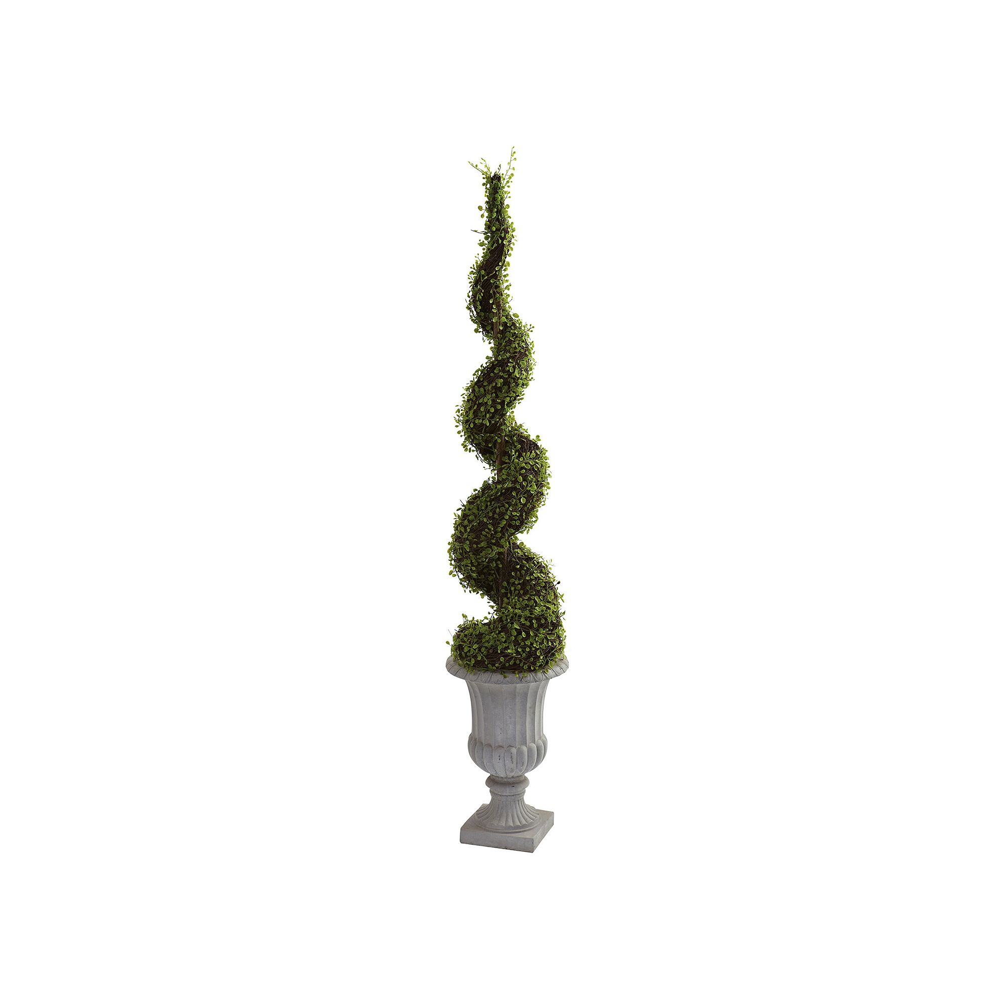 nearly natural Mohlenbechia Spiral Tree, Green