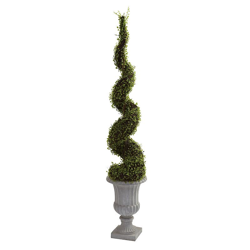 nearly natural Mohlenbechia Spiral Tree, Green