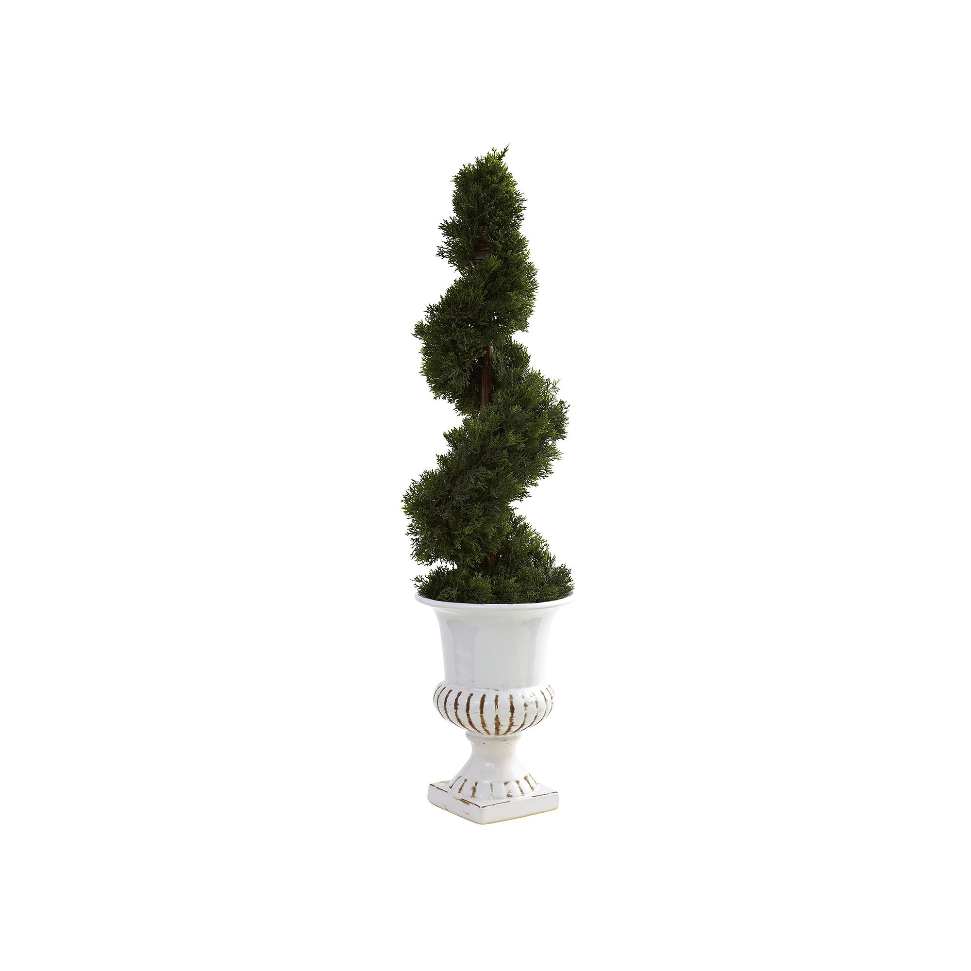 nearly natural Cedar Spiral Tree - Indoor & Outdoor, Green