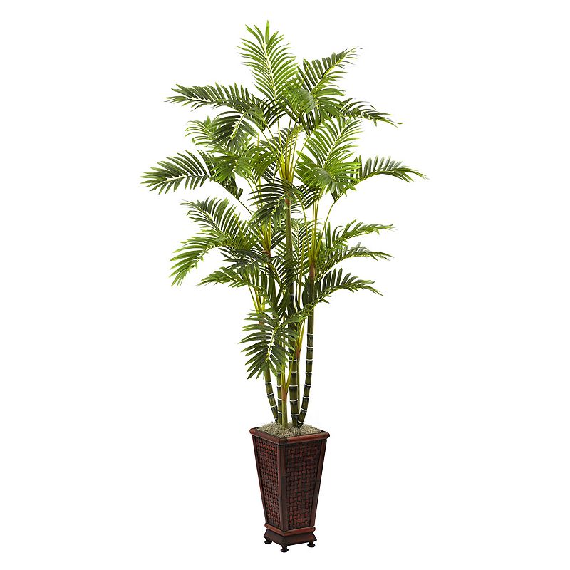 nearly natural 6 1/2-ft. Areca Artificial Palm Tree, Green