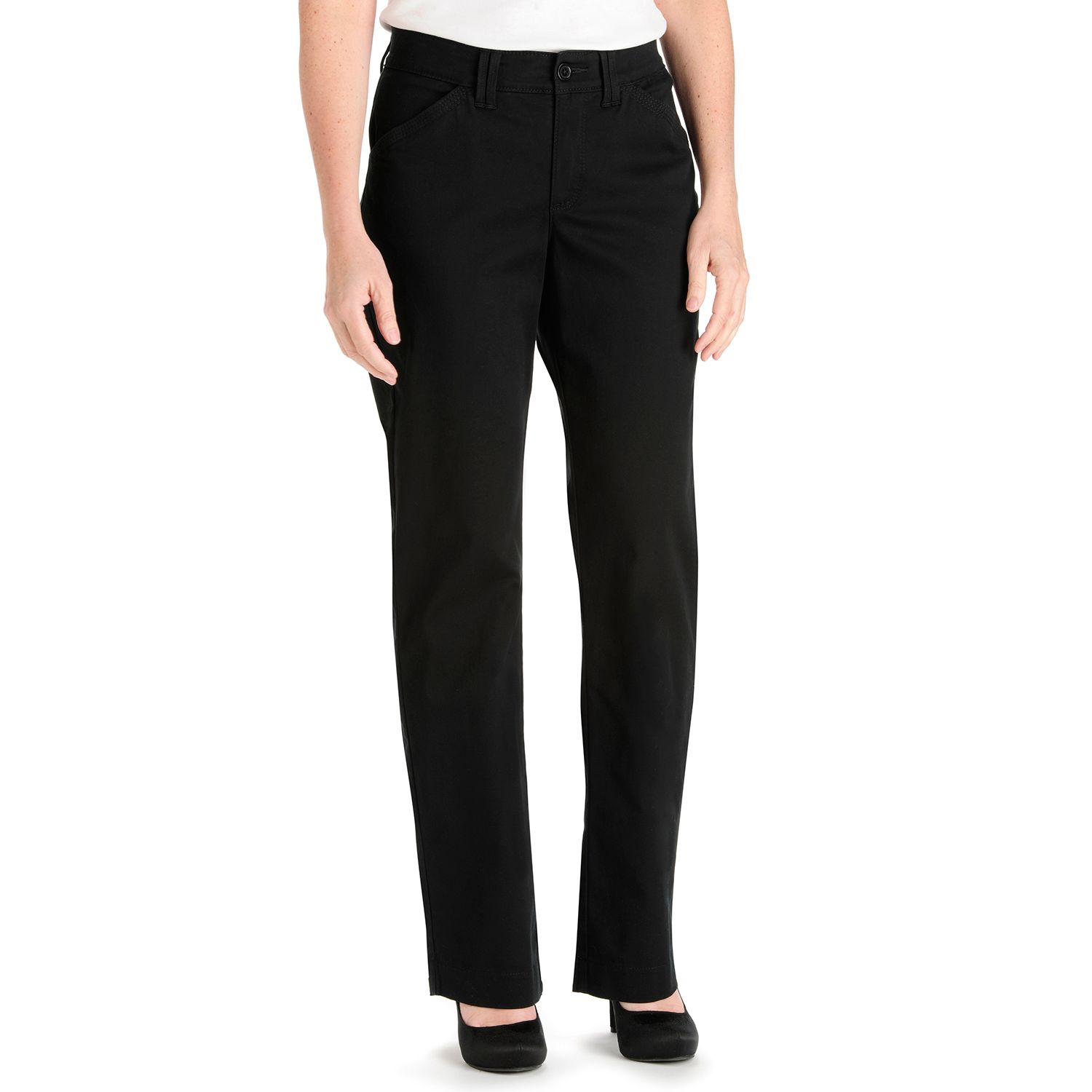 kohls lee chino women's pants