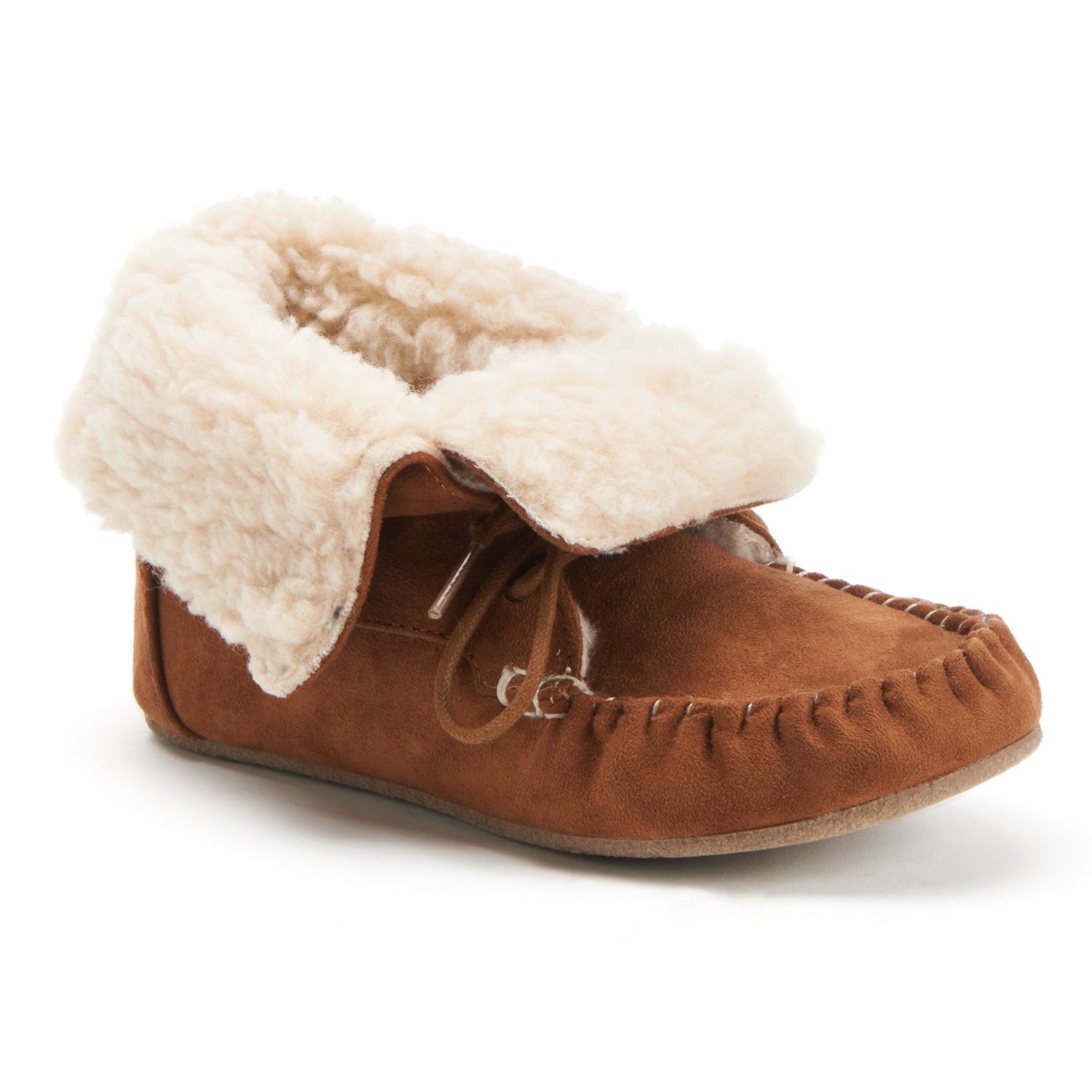 fur moccasins womens