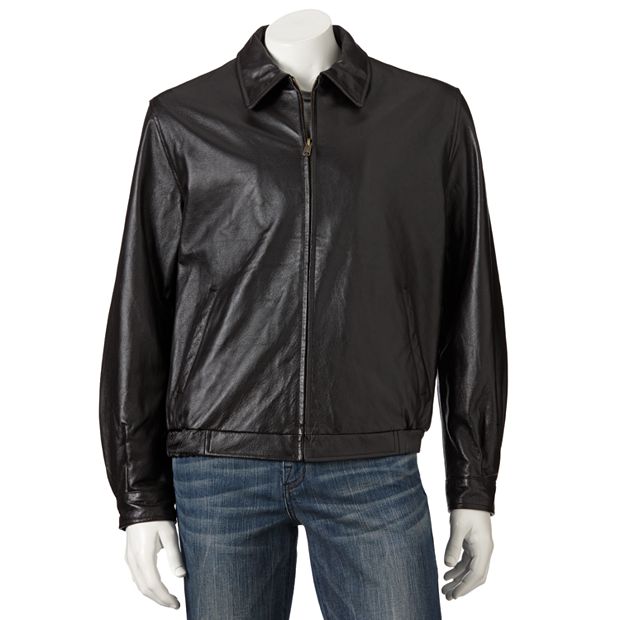 Kohls mens clearance leather jackets