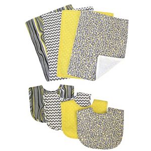 Trend Lab 8-pc. Hello Sunshine Bib & Burp Cloth Set