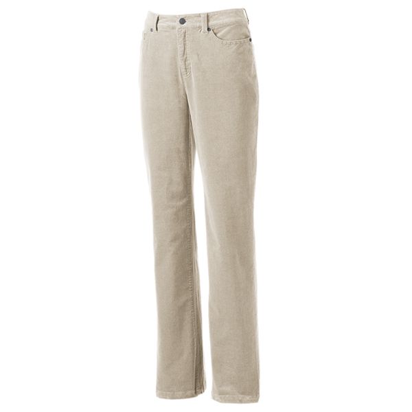 Croft & Barrow® Straight-Leg Corduroy Pants - Women's