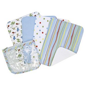 Dr. Seuss One Fish Two Fish 4-pk. Burp Cloths by Trend Lab