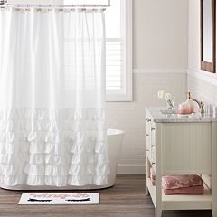 White Shower Curtains Shower Curtains Accessories Bathroom