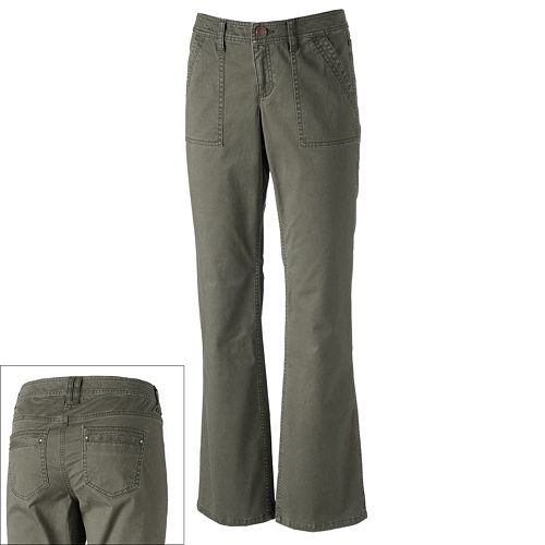 SONOMA Goods for Life® Bootcut Twill Pants Women's