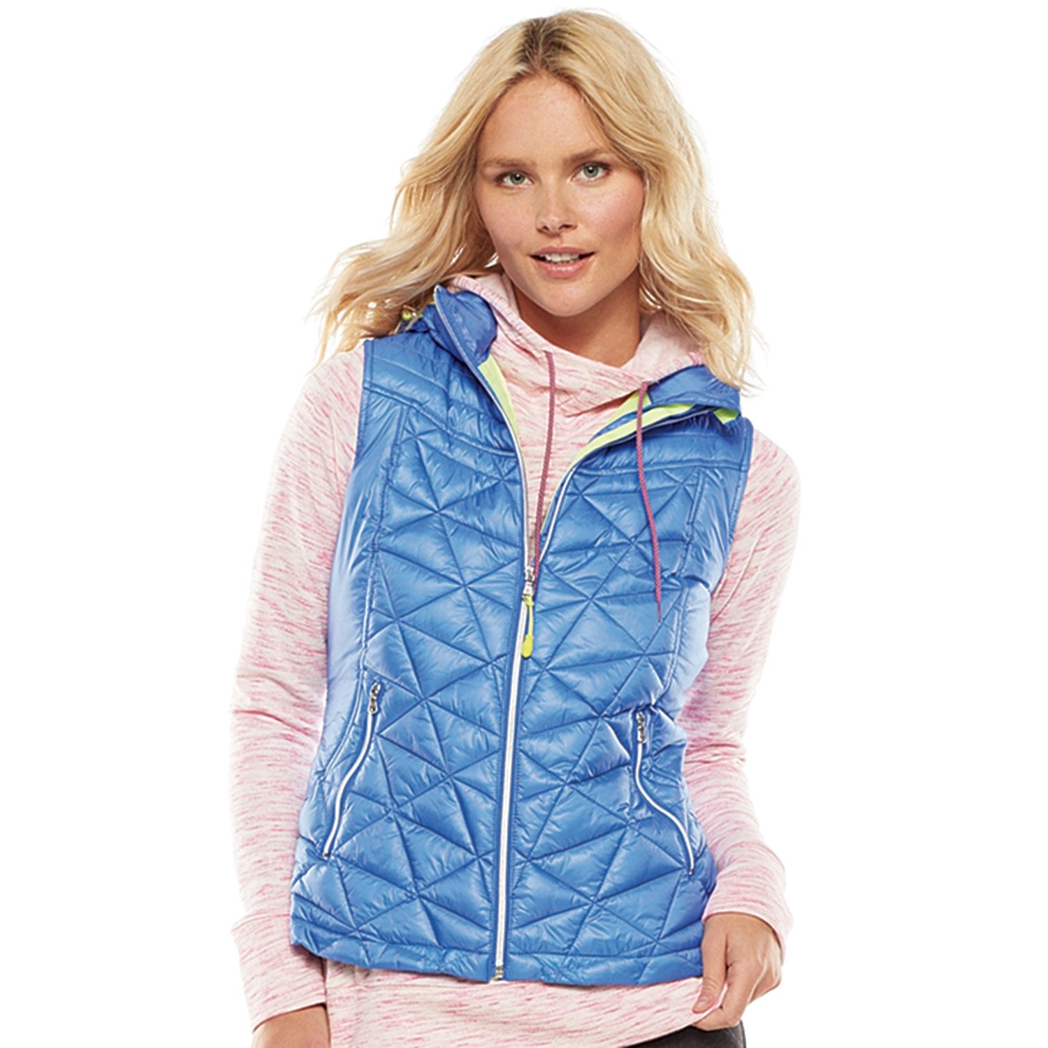 kohls womens puffer vests