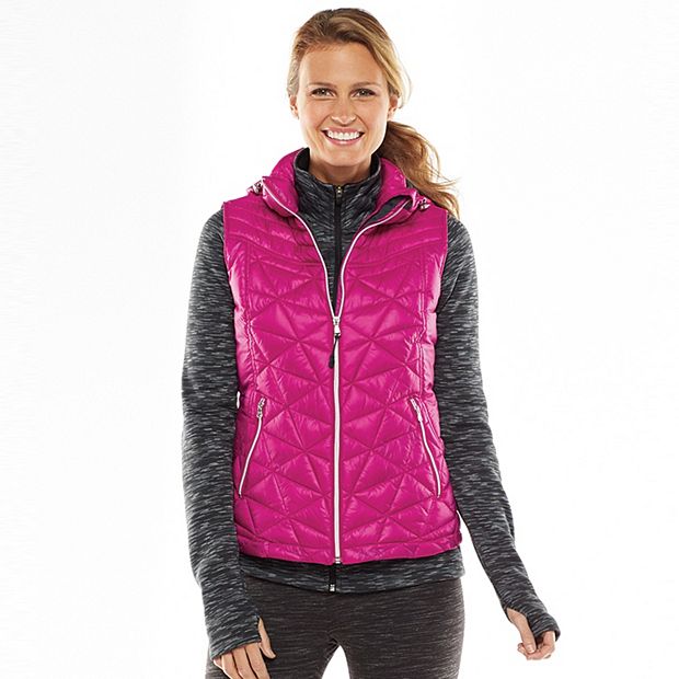 Women s Tek Gear Packable Hooded Puffer Vest