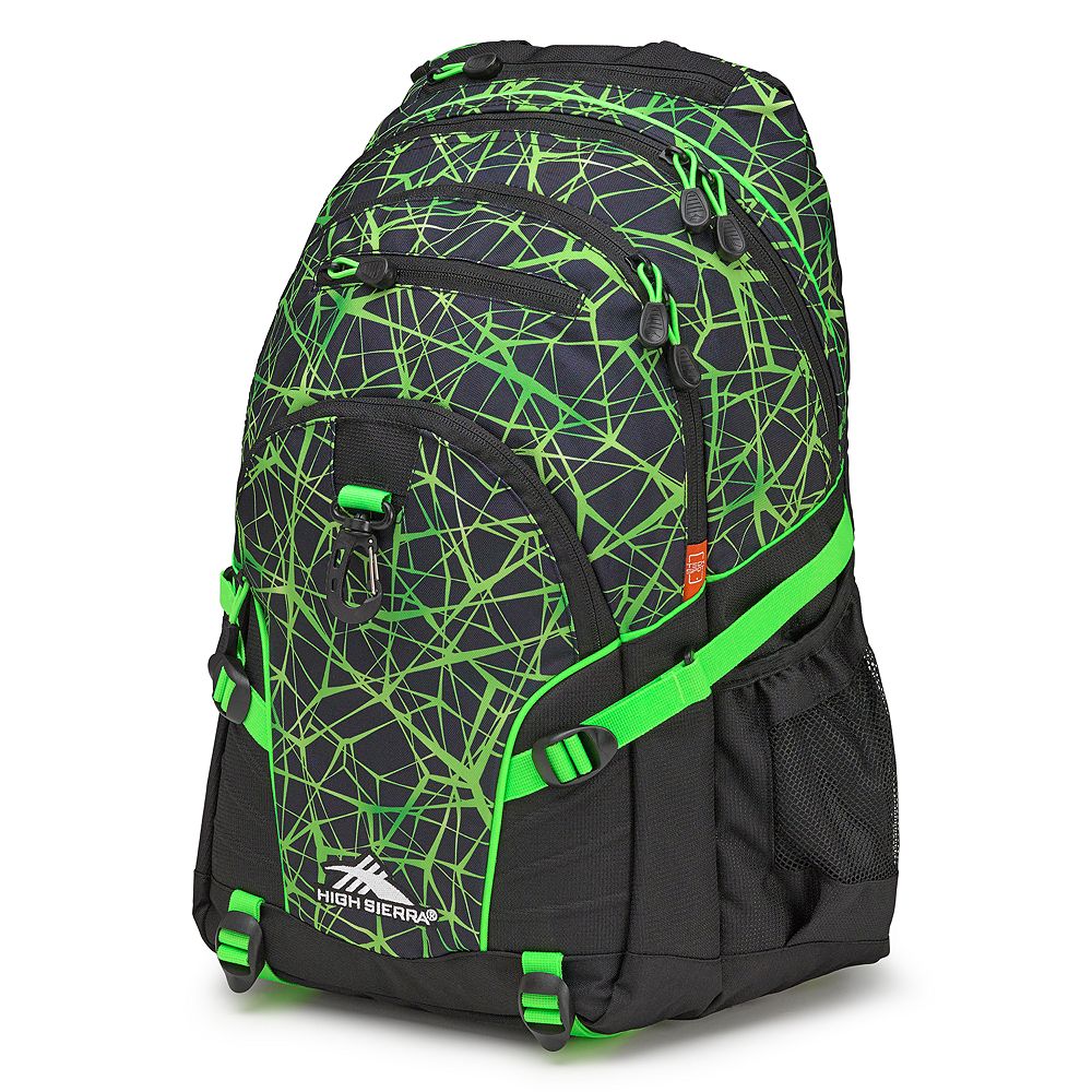 high sierra unisex mini loop backpack Backpack, Travel, or Work Bookbag with tablet sleeve, One Size, Midnight Blue/Black/Lime The High Sierra Loop Backpack is great for vacations High Sierra Loop Backpack -
