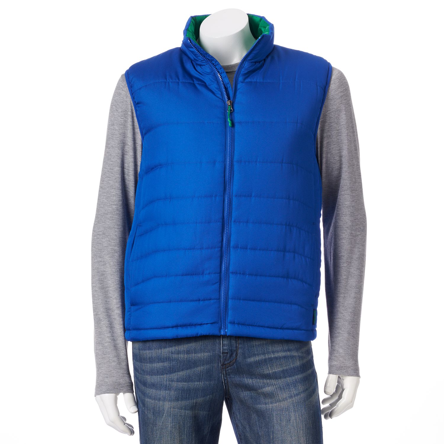 kohls mens down vest