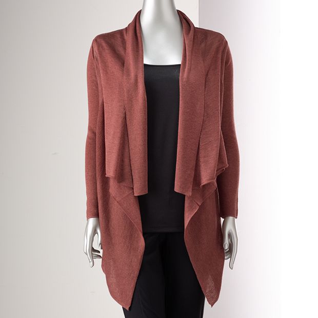 Vera wang sale flyaway cardigan