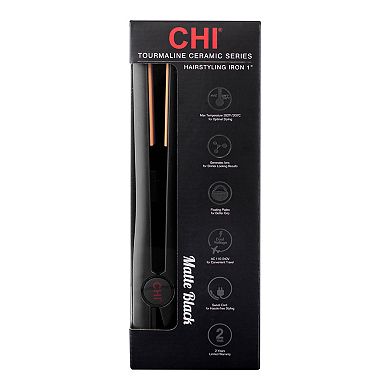 CHI Tourmaline 1" Ceramic Hairstyling Iron 