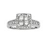 The Regal Collection IGL Certified Diamond Square Halo Engagement Ring ...