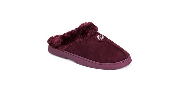 Women's MUK LUKS Snowflake Clog Slippers