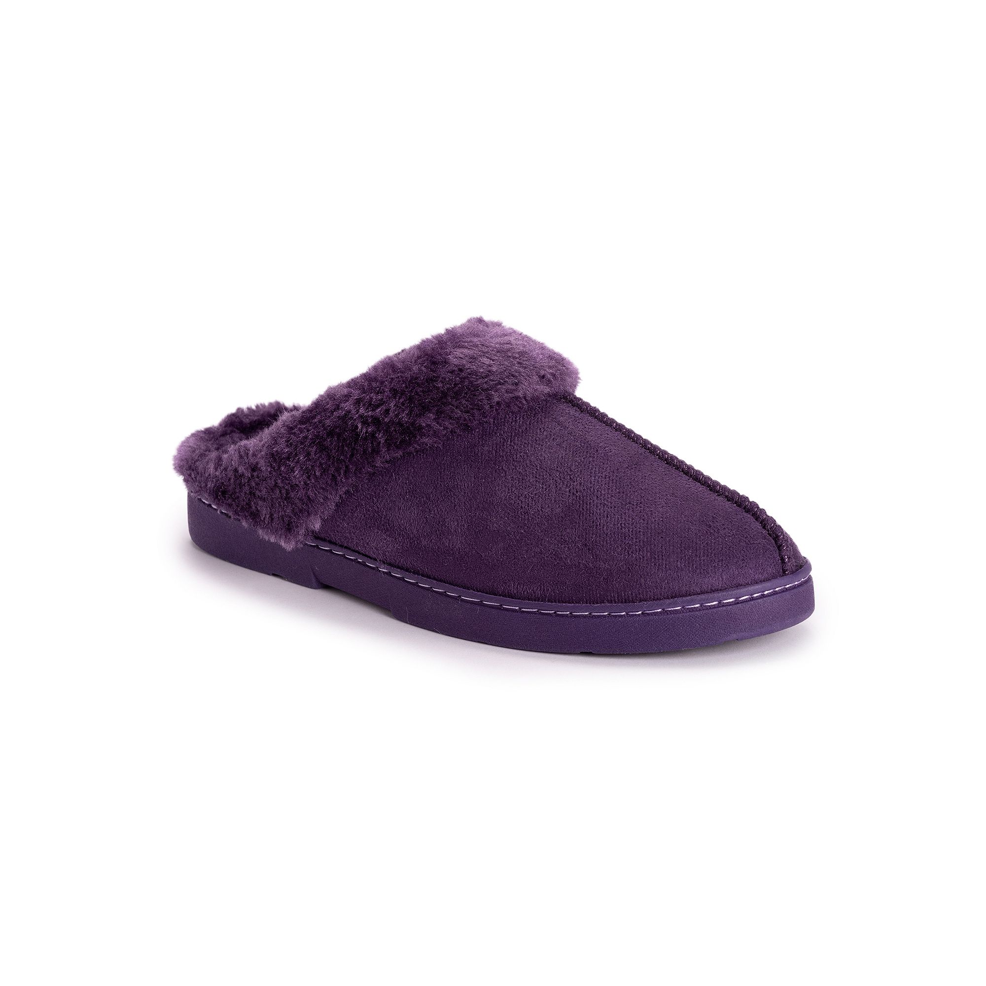 MUK LUKS Polysuede Womens Slippers, Size: Small, Purple