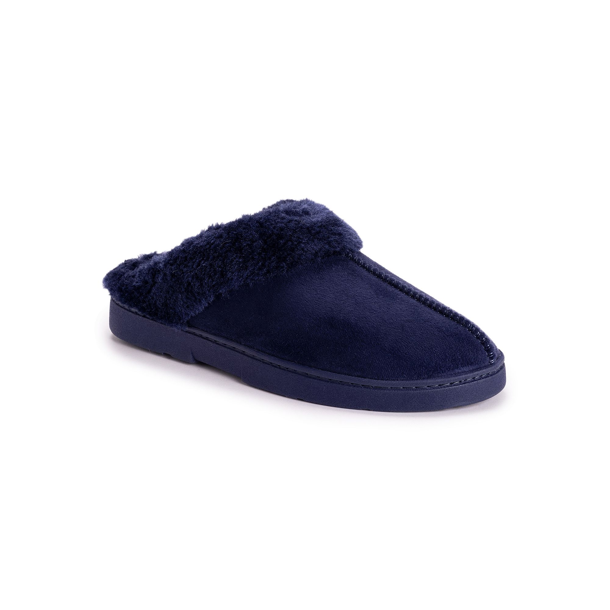MUK LUKS Polysuede Womens Slippers, Size: Small, Royal Blue