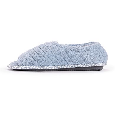 MUK LUKS Women's Peep-Toe Slippers