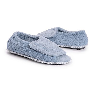 MUK LUKS Women's Peep-Toe Slippers